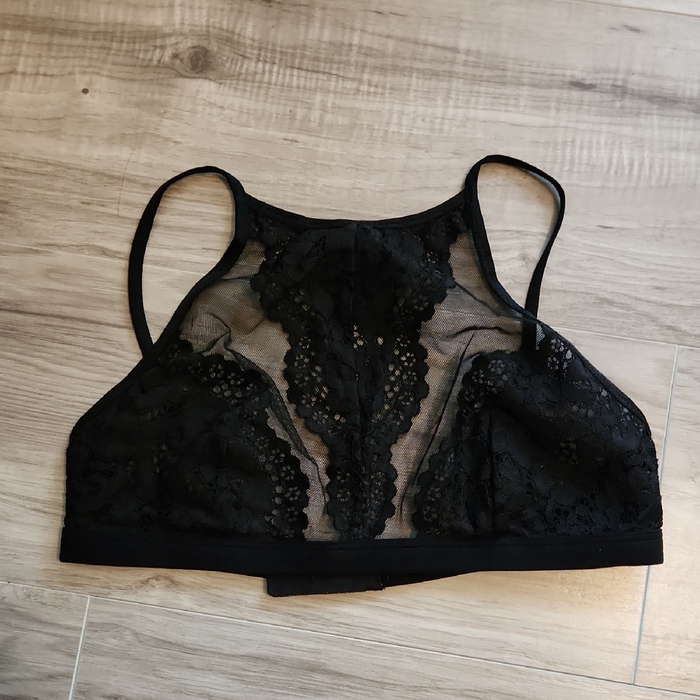 Victorias Secret Black Lace Bralette